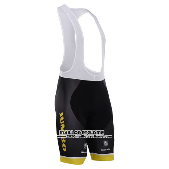 2015 Maillot Ciclismo Lotto NL Jumbo Jaune Manches Courtes et Cuissard
